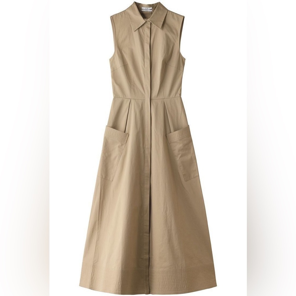 CO Essentials Button Down Trench Dress size S